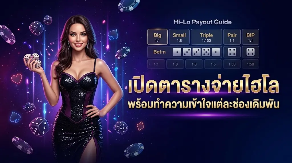 1xbet เปิดตารางจ่ายไฮโล พร้อมทำความเข้าใจแต่ละช่องเดิมพัน